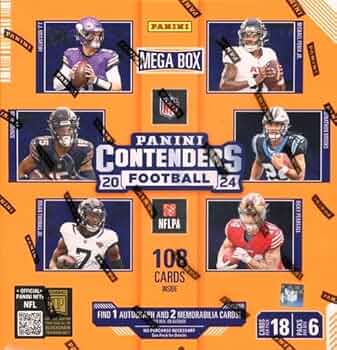 Amazon.com: 2024 Panini Contenders Football EXCLUSIVE HUGE